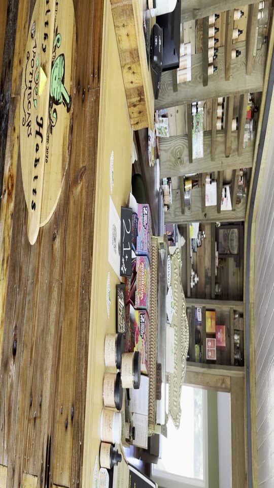 Healthy Habits Apothecary in-shop product display